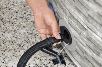 Bestway 60027 BW СПА-бассейн 145/155х60см "Vancouver AirJet Plus" 804л, круглый, аэромассаж