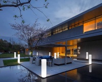 Светильник Цилиндр 25х100 питание от 220, RGB